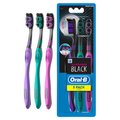 Oral-B Allrounder Black Toothbrush X3