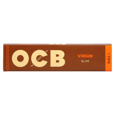 OCB Virgin Paper Slim & Filters Unbleached