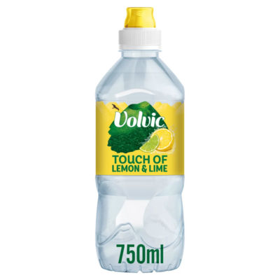 Volvic Touch Of Fruit Lemon & Lime Still Flavoured Water 750Ml