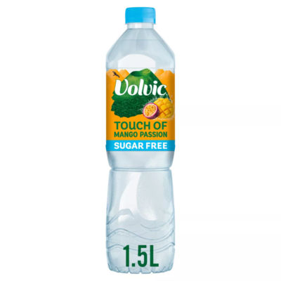 Volvic Touch Of Fruit Mango & Passion Fruit Sugar Free Still Flavoured Water 1.5L