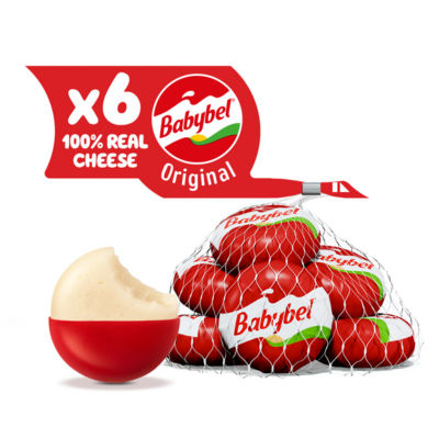 Mini Babybel Mini Original Cheese Snacks 6 X 20G