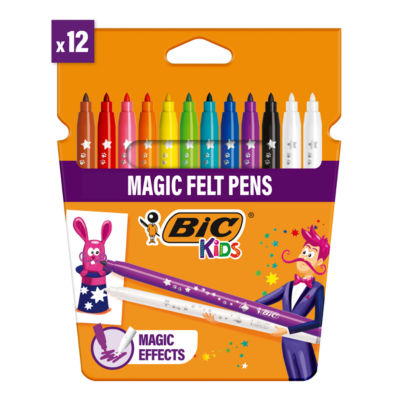 BIC Kids Magic Felt Pens x12