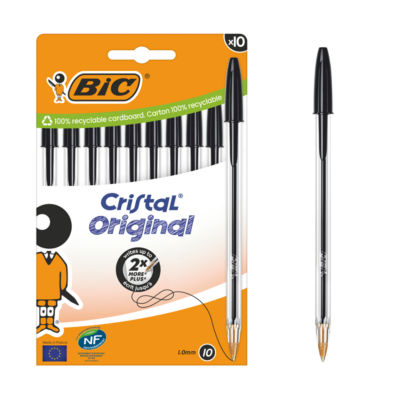 Bic Cristal Original Ball Pens X10
