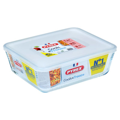 Pyrex Cook and Freeze 4.0L Rectangle dish with lid