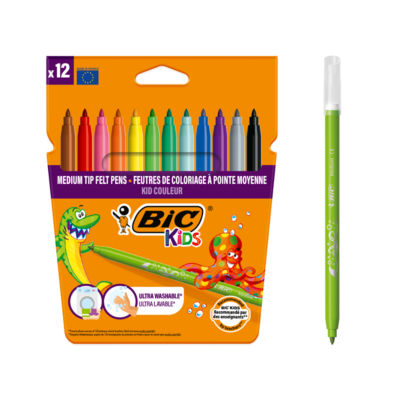 Kids Kid Couleur Felt Pens x12