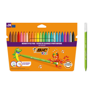 BIC Kids Kid Couleur Felt Pens x24