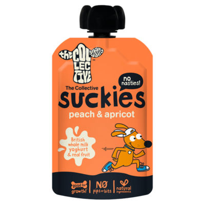 Suckies Peach & Apricot Kids Yoghurt Pouch