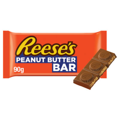 Reeses Peanut Butter Milk Chocolate Flavour Bar 90g