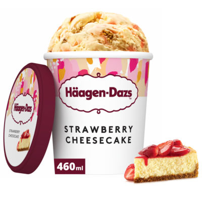 Haagen-Dazs Ice Cream - Strawberry Cheesecake 460ml