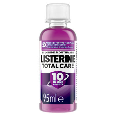 Listerine Total Care 10-in-1 Benefit Clean Mint Mouthwash 95ml