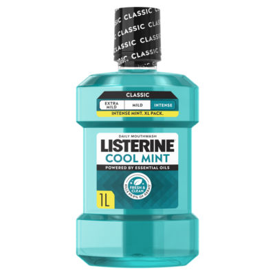 Listerine Antiseptic Mouthwash Cool Mint 1L x 3 - Image 8