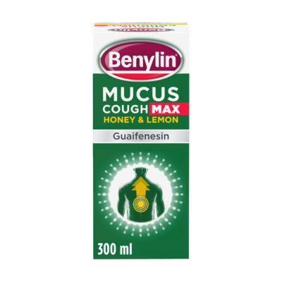 Benylin Mucus Cough Max Syrup - Honey & Lemon 300ml