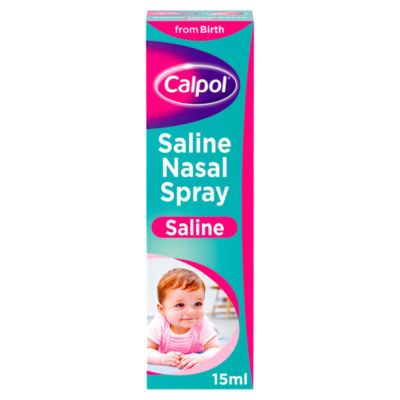 Calpol Saline Nasal Spray Congestion Relief From Birth 15ml