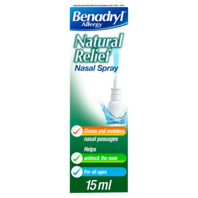 Benadryl Allergy Natural Relief Nasal Spray 15ml