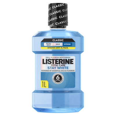 Listerine Total Care Stay White Arctic Mint Mouthwash 1L