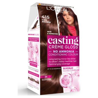 Casting Creme Gloss L'Oreal Paris Casting Creme Gloss 415 Iced Chocolate Brown Semi-Permanent Hair Dye