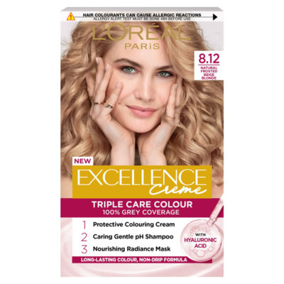 LâOrã©Al Paris L'orã©Al Excellence Creme 8.12 Natural Frosted Beige Blonde Hair Dye - Image 5