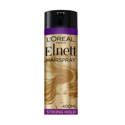 L'Oréal Elnett Elnett Care for Dry Damaged Hair Strong Hold Argan Oil Shine Hairspray 400ml