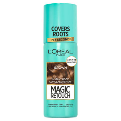 L&rsquo;Oreal Magic Retouch L&rsquo;Oreal Magic Retouch Instant Root Spray, Grey, Light Golden Blonde: Instant root perfection.