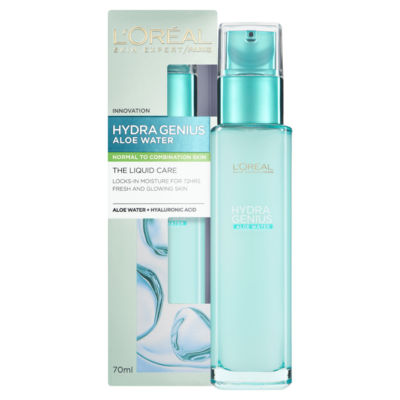 L'oreal Paris L'oréal Paris Hydra Genius Aloe Water - Normal & Combination Skin, With Aloe Water, 70Ml
