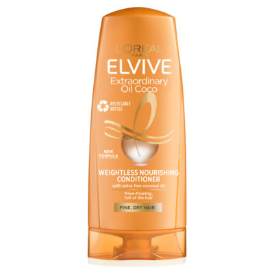 L'Oréal Elvive Conditioner by Elvive Extraordinary Oil Coconut for Weightless Normal to Dry Hair 250ml
