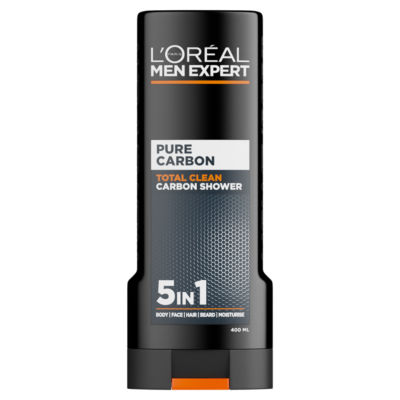 L'oreal Men Expert L'oréal Men Expert Total Clean 5-In-1 Shower Gel Large Xl, Powered By Carbon 400Ml