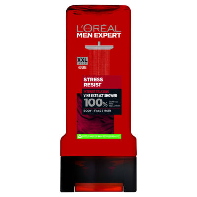 L'Oréal Men Expert Men Expert Stress Resist Shower Gel Large XL 400ml