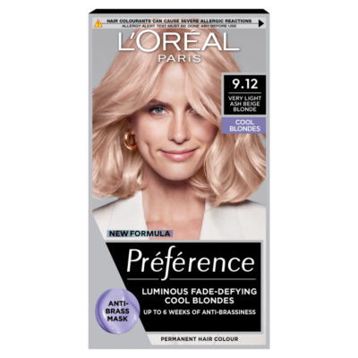 L'Oréal Preference L'Oreal Paris Preference Cool Blondes 9.12 Siberia Permanent Hair Dye
