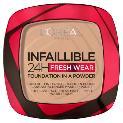 L'oreal Paris Paris Infallible 24H Fresh Wear Foundation In A Powder Shade 120 Vanilla