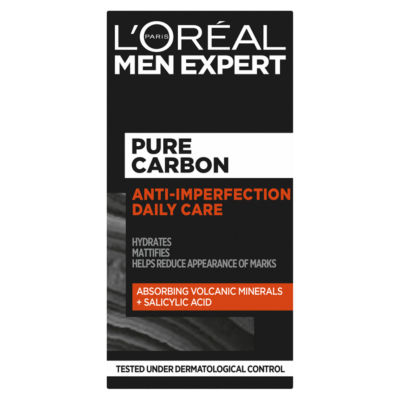 L'Oréal Men Expert Men Expert Pure Carbon Anti-Spot Exfoliating Daily Face Cream 50ml