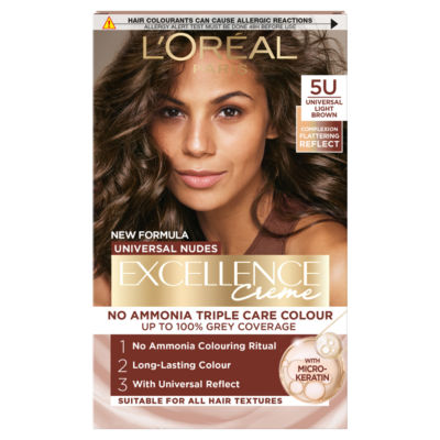Loreal L'oreal Excellence Nudes 5U Light Brown: Flattering For All Textures, A Natural Finish. - Image 4