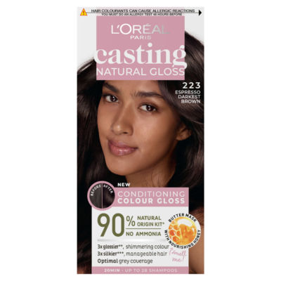 L'Oréal Paris Paris Casting Natural Gloss 223 Espresso Darkest Brown Semi-Permanent Hair Dye
