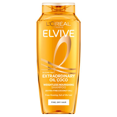 L'oreal Paris Elvive Extraordinary Oil Coco Weightless Nourishing Shampoo, 250Ml