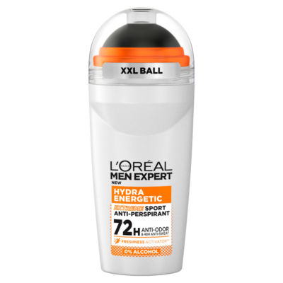 L'Oréal Paris L'Oréal Men Expert Hydra Energetic Extreme Sport 72H Roll On Anti-Perspirant Deodorant 50ml