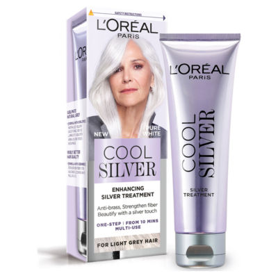 L'Oreal Paris Cool Silver Pure White Hair Enhancing Treatment 3 Pack Anti Brass - Image 2