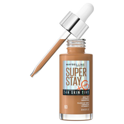Maybelline Super Stay up to 24H Skin Tint Foundation + Vitamin C 30ml (Various Shades) - 60