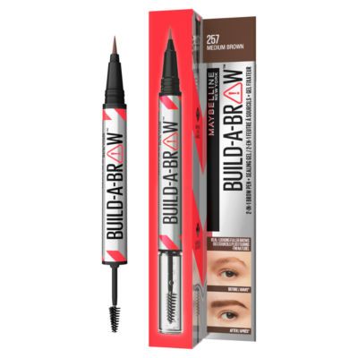 Maybelline Build-A-Brow 2-in-1 Brow Pen - Medium Brown