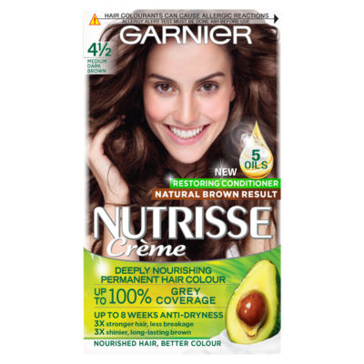 Nutrisse Garnier Nutrisse 4 1/2 Medium Dark Brown Permanent Hair Dye