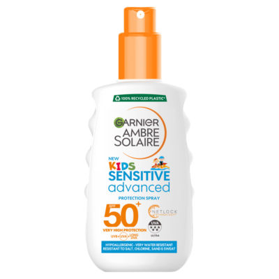 AMBRE SOLAIRE Kids Sensitive Hypoallergenic Sun Protect Spray SPF 50+