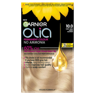 Garnier Olia Olia 10.0 Very Light Blonde No Ammonia Permanent Hair Dye