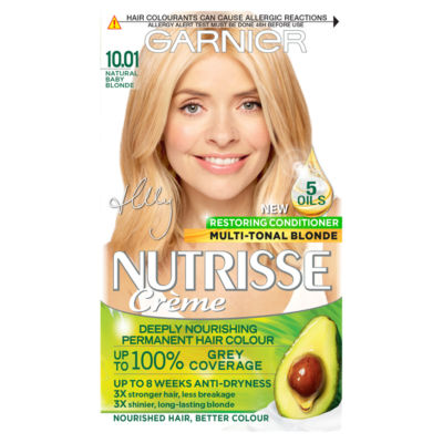Garnier nutrisse natural baby blonde permanent hair dye