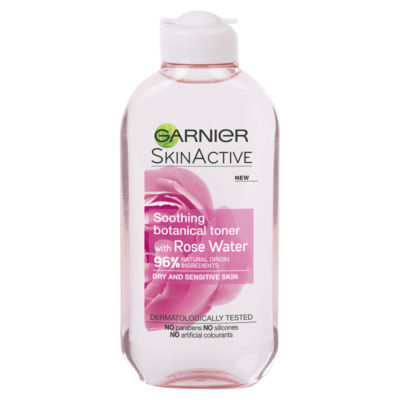 Garnier Natural Rose Water Toner Sensitive Skin 200Ml