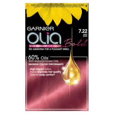 Garnier Olia Bold 7.22 Deep Rose Permanent Hair Dye