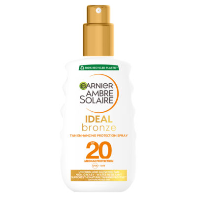 AMBRE SOLAIRE Ideal Bronze Protective Sun Cream Spray SPF20