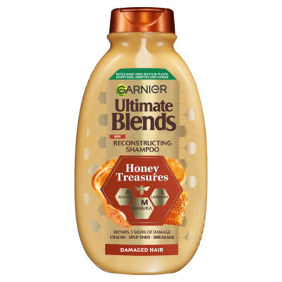 Garnier Ultimate Blends Ultimate Blends Honey Treasures Shampoo, Aml Acacia + Manuka + Lavender, 400Ml