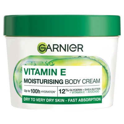 Garnier Vitamin E Moisturising Body Cream, 380Ml