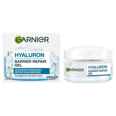 Garnier Hyaluron Barrier Repair Water Gel Enriched With Glycerin, Aloe Vera & Hyaluronic Acid 50 Ml