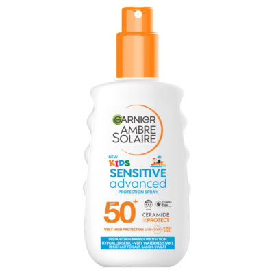 Garnier Ambre Solaire SPF 50+ Sensitive Advanced Kids Sun Cream Spray 150ml