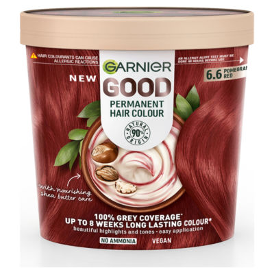 Garnier GOOD Permanent Hair Dye (Shade: 6.6 Pomegranate Red)
