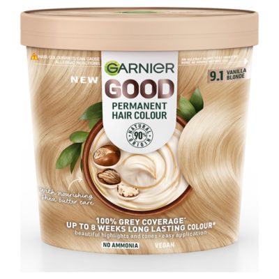 Garnier Good Permanent Hair Colour 9.1 Vanilla Blonde - Image 4